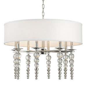 Persis 8 Light 30 inch Polished Nickel Pendant Ceiling Light