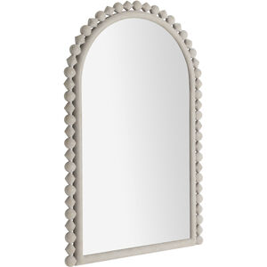 Belle 42 X 27.5 inch White & Ivory Mirror