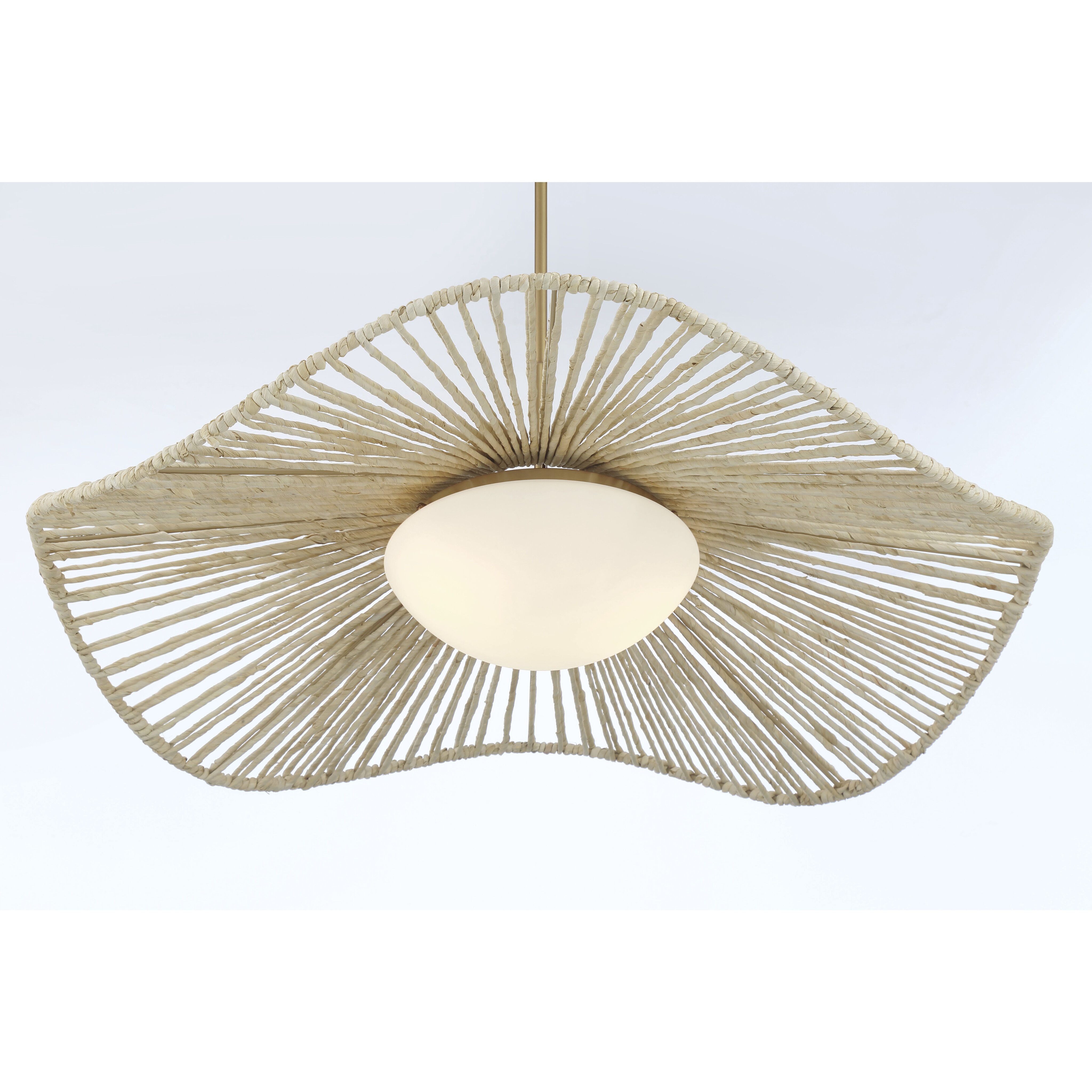 Longfield 2 Light 36 inch Legacy Brass Pendant Ceiling Light