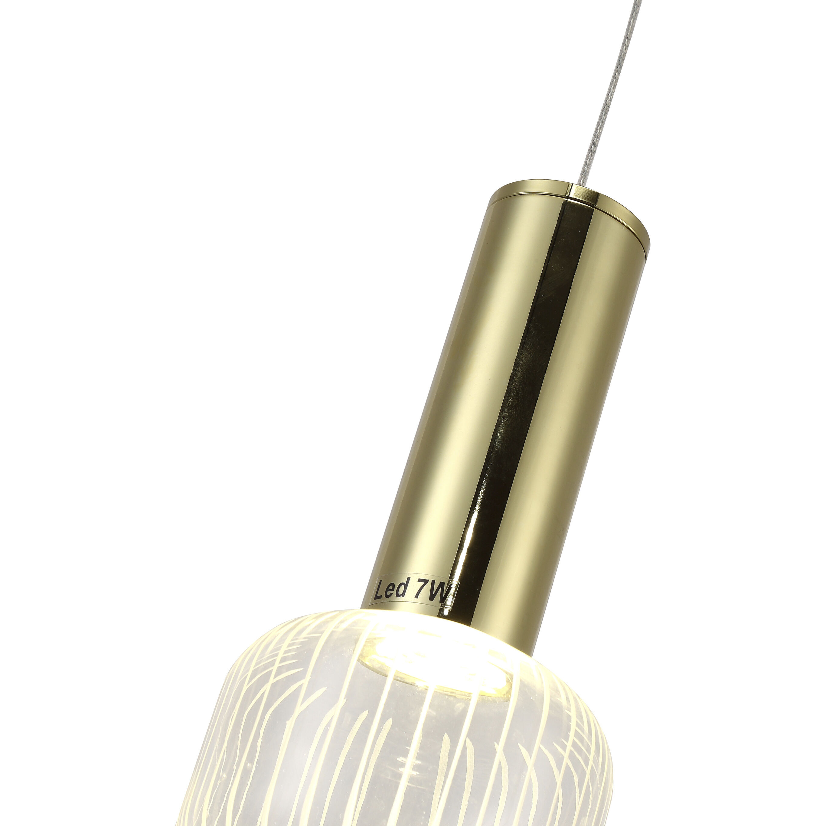 Canada LED 3.93 inch Gold Pendant Ceiling Light