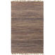 Woodstock 36 X 24 inch Eggplant, Mauve, Khaki Rug