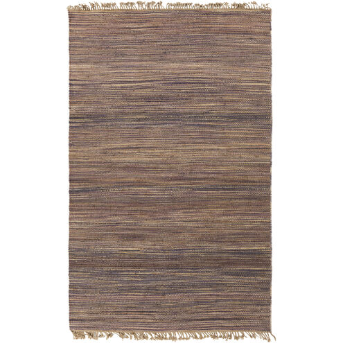 Woodstock 36 X 24 inch Eggplant, Mauve, Khaki Rug