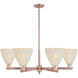 Natural Ballston Dome 6 Light 23.88 inch Antique Copper Chandelier Ceiling Light
