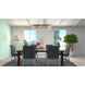 Maxime 16 Light 32 inch Black and Clear Linear Chandelier Ceiling Light in Royal Cut