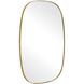 Nidia 40.5 X 28.5 inch Distressed Antique Gold Mirror