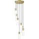 Alton 7 Light 18 inch Modern Gold Chandelier Ceiling Light