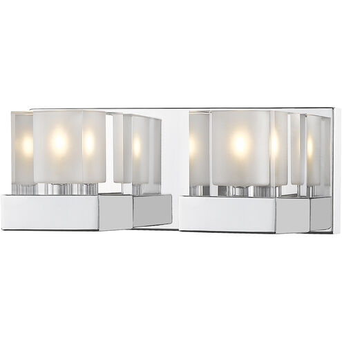 Fallon 2 Light 12 inch Chrome Vanity Wall Light in G9