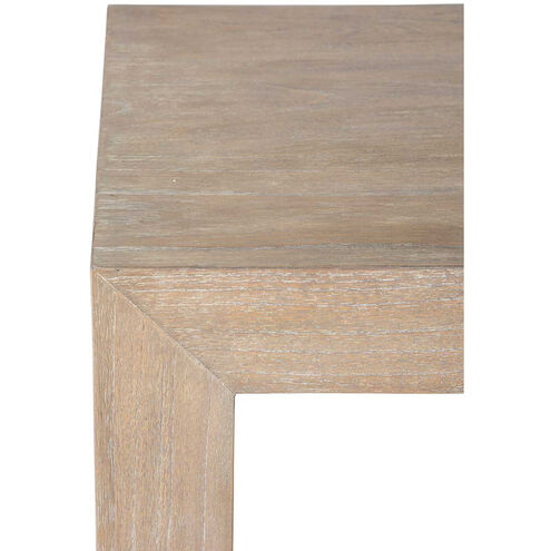 Emerson 68 X 18 inch Cerused Plateau Brown Console Table