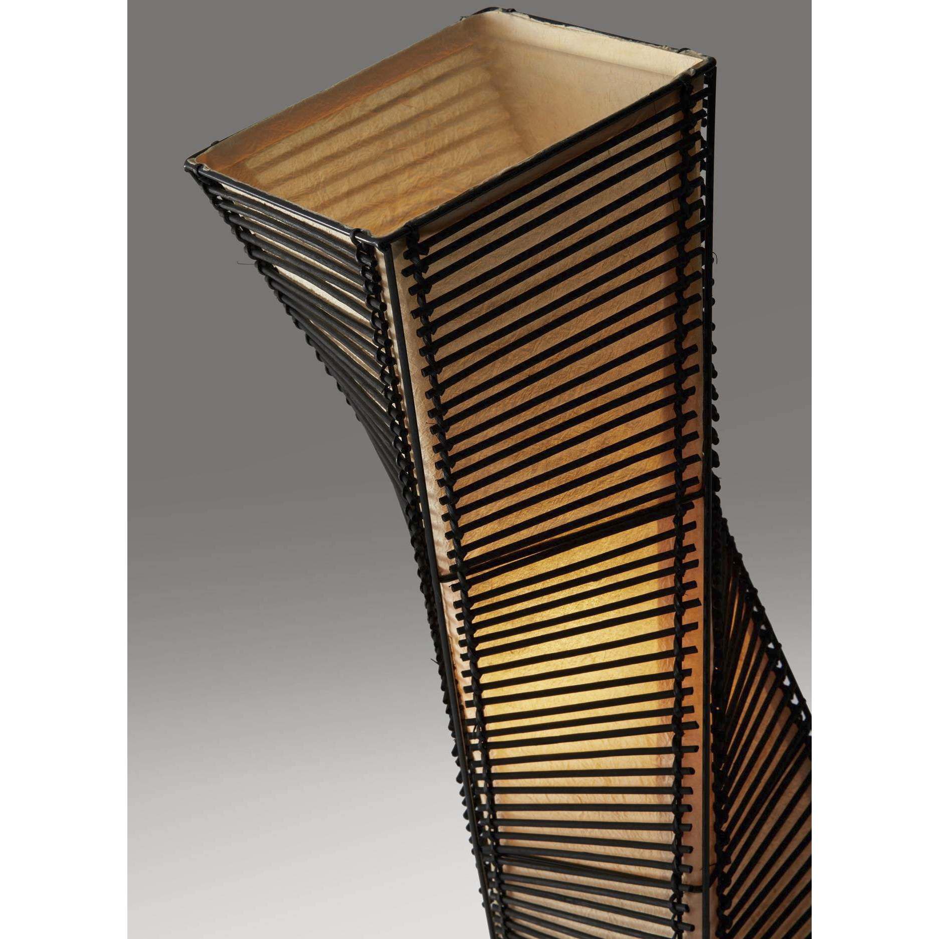 Stix 50 inch 60 watt Black Floor Lantern Portable Light