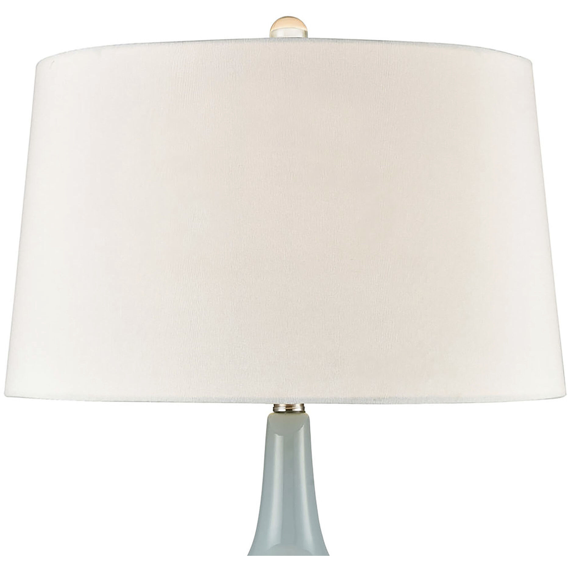 Merrion Strand 31 inch 150 watt Light Blue Table Lamp Portable Light