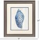 Ocean Echoes Blue and Brown Framed Art, Propac