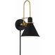 Medford 1 Light 7 inch Matte Black Sconce Wall Light