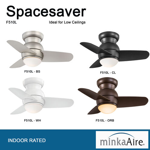 Spacesaver 26 inch Coal Indoor Ceiling Fan