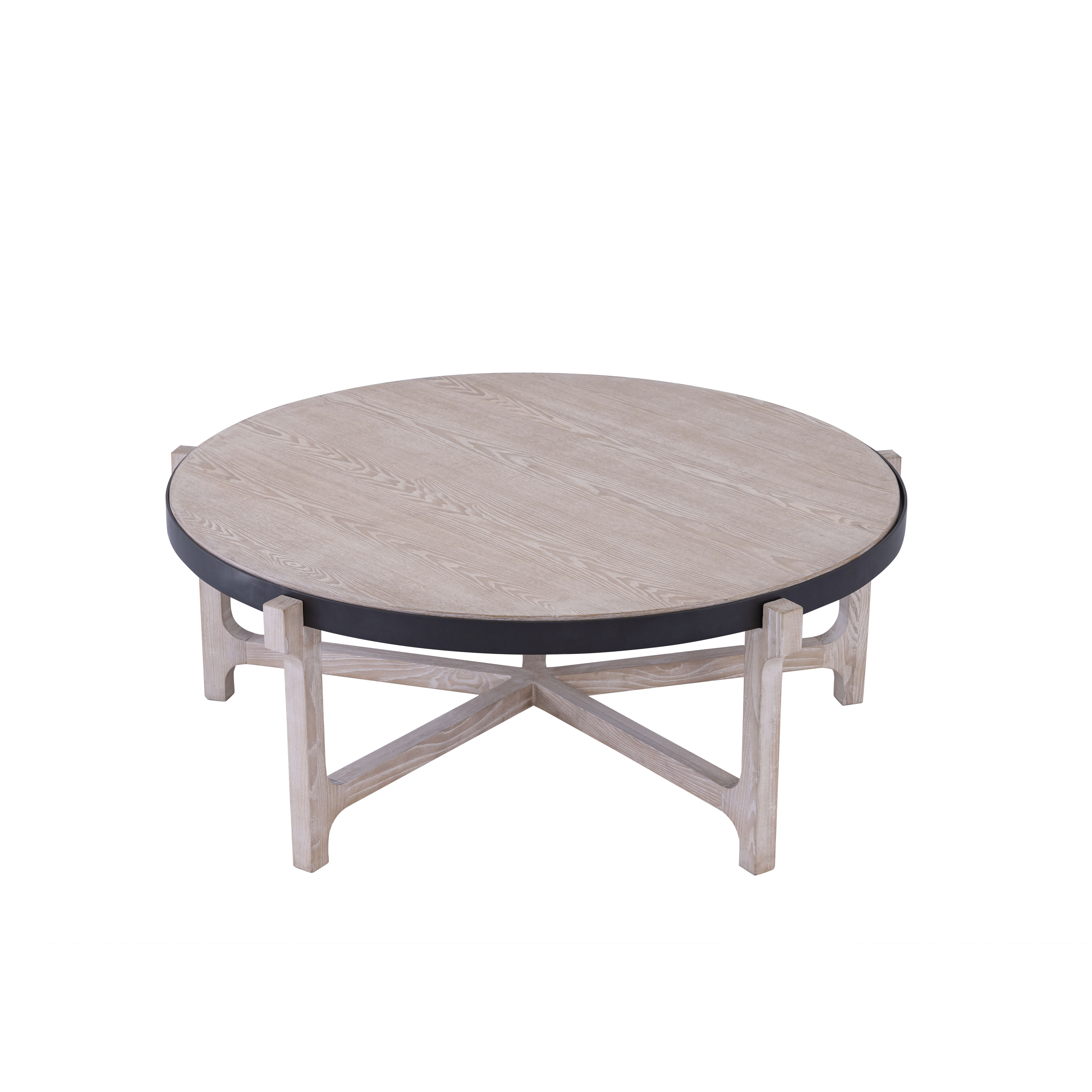 Donovan 45 X 45 inch Light Ash with Blackened Bronze Coffee Table