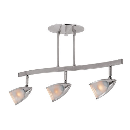 Comet 3 Light 120 Brushed Steel Linear Ceiling Spot Ceiling Light