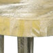 Artemis 16 X 16 inch Pearl Resin Side Table
