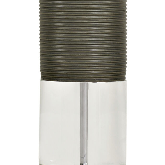 Baby Atlantic 23.5 inch 150.00 watt Bronze Table Lamp Portable Light in 24, Finely Ribbed Surface