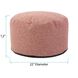 Panama 12 inch Rose Foot Pouf, Round