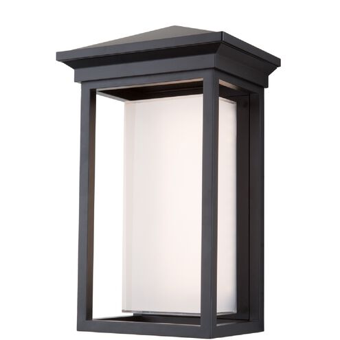 Overbrook LED 17 inch Black Outdoor Wall Light