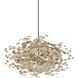 Maidenhair 5 Light 39.5 inch Antique Pearl Semi-Flush Mount Ceiling Light