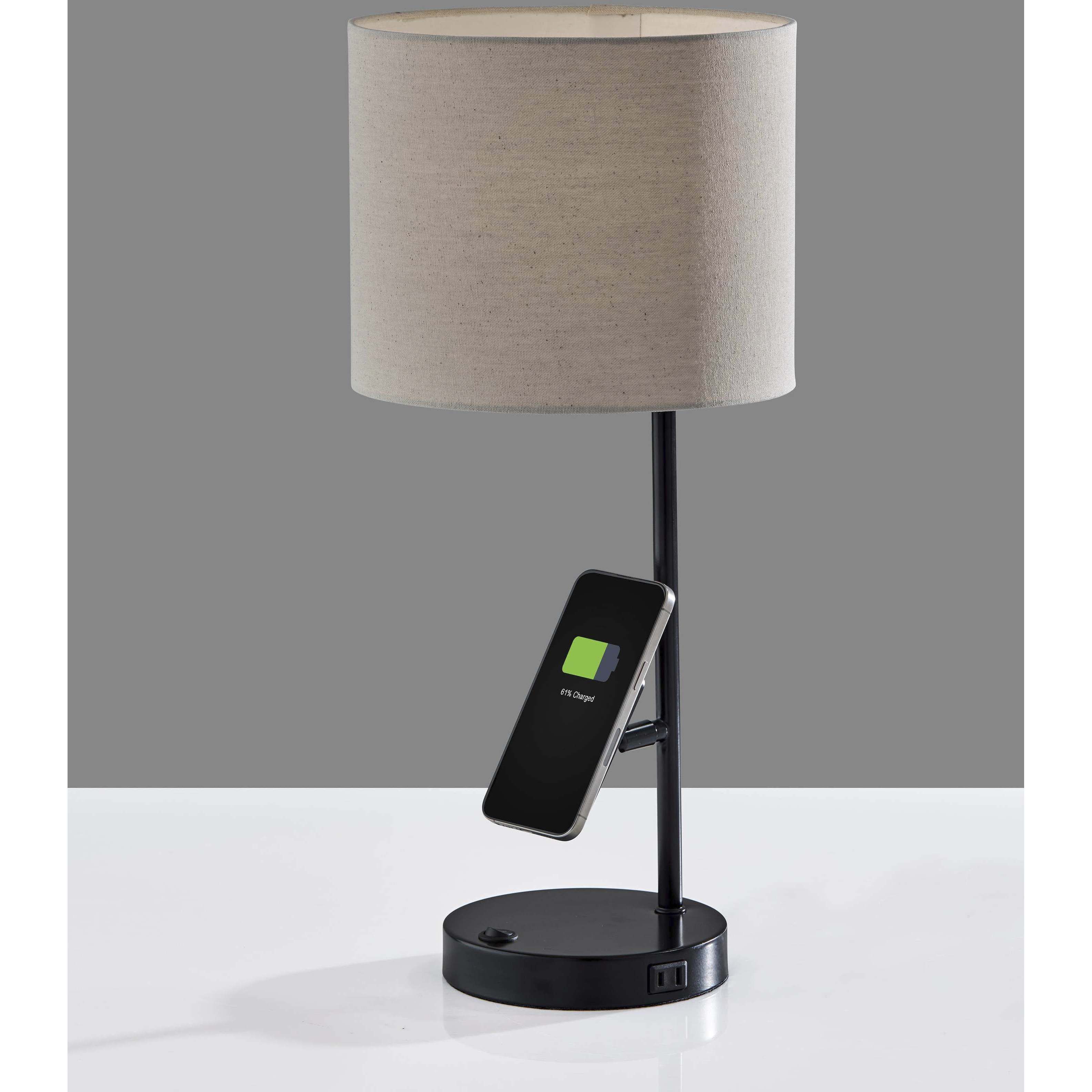 Wyatt 22 inch 60.00 watt Black Supercharger Desk Lamp Portable Light