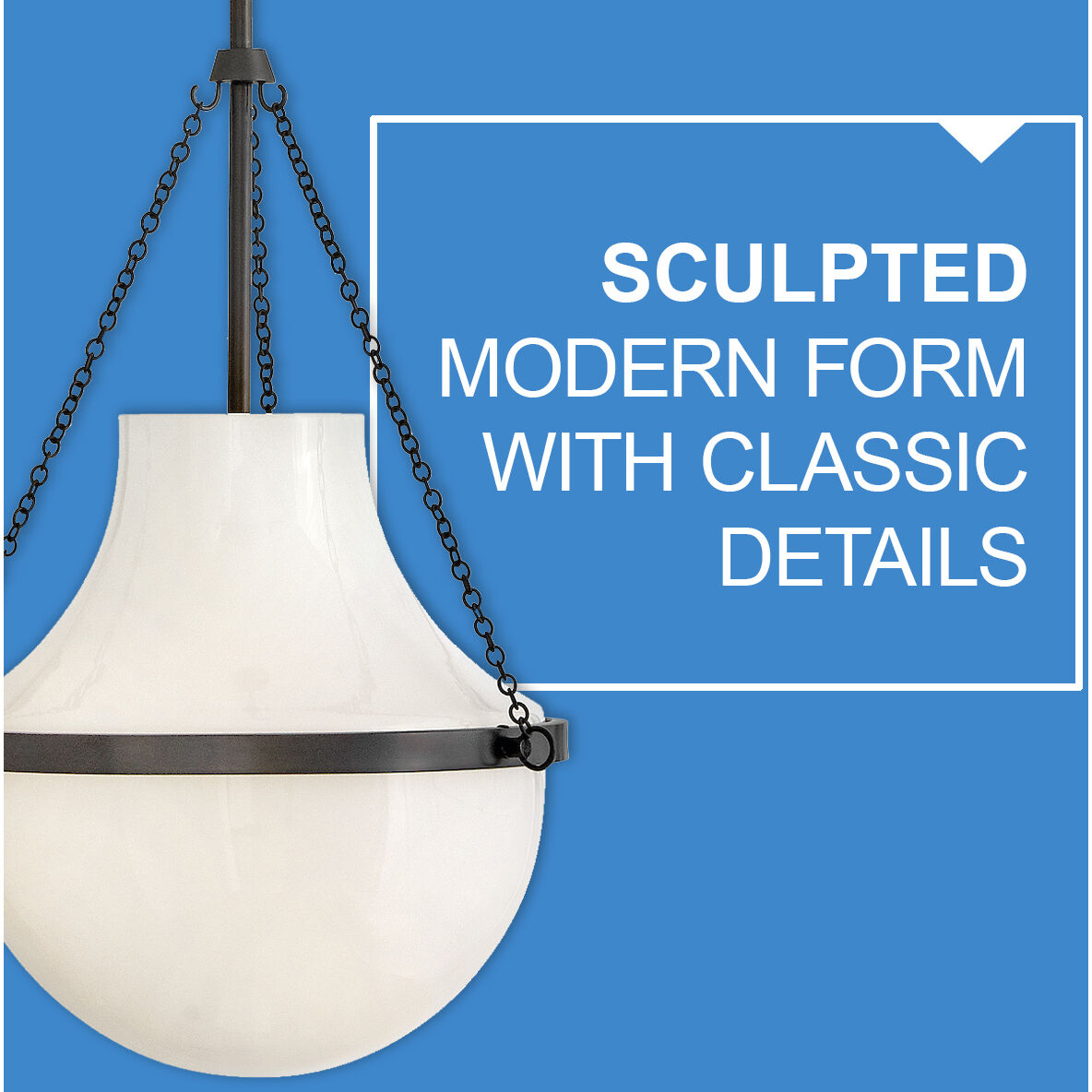 Collins 1 Light 20 inch Black Oxide Chandelier Ceiling Light