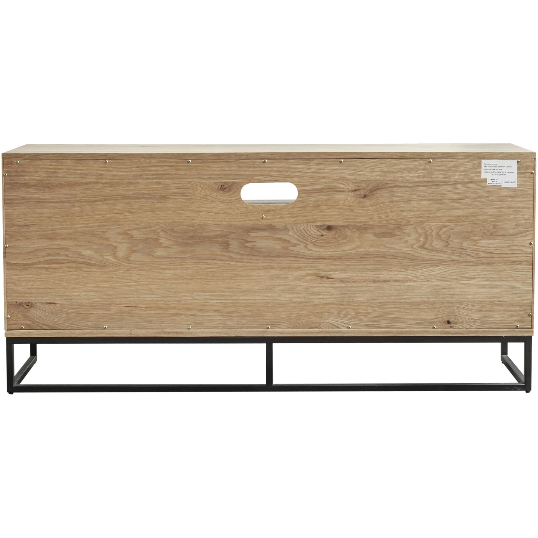 Nevada 59 inch Brown Media Cabinet