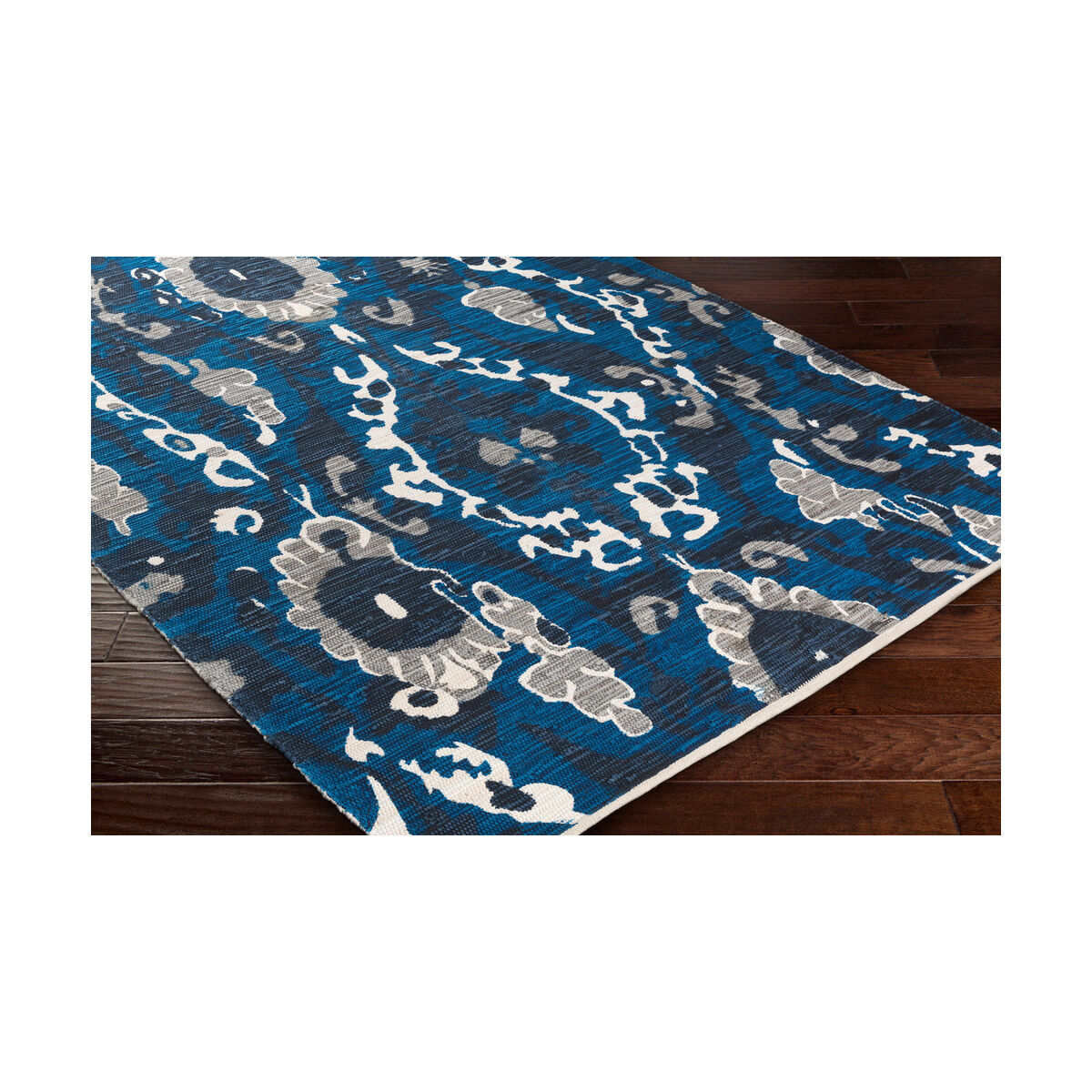 Elaine 132 X 96 inch Dark Blue Indoor Area Rug, Rectangle