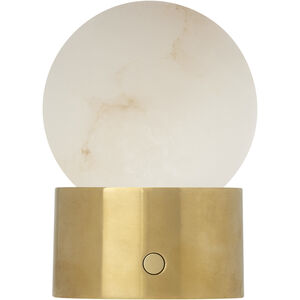 Sean Lavin Mina 5.5 inch 2.20 watt Hand Rubbed Antique Brass Rechargeable Table Lamp Portable Light