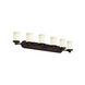 Fusion 43.75 inch Dark Bronze Bath Bar Wall Light