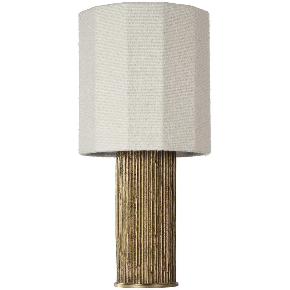 Anne-Marie Barton Fumar 23.5 inch 15.00 watt Ridged Tombac Table Lamp Portable Light