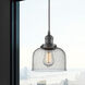 Franklin Restoration Bell 1 Light 8 inch Oil Rubbed Bronze Mini Pendant Ceiling Light in Incandescent, Seedy, Franklin Restoration