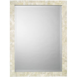 Naturally Elegant 33 X 25 inch Mother of Pearl Mirror
