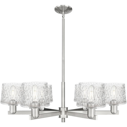 Arcadia Niagara 6 Light 36.25 inch Satin Nickel Chandelier Ceiling Light