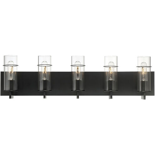 Pista LED 33.75 inch Black Vanity Light Wall Light