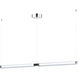 Vanish LED 52 inch Brushed Aluminum Linear Pendant Ceiling Light