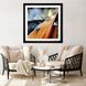 Waterside Collection Brown Framed Art