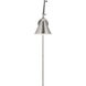 C&M by Chapman & Myers Salem 1 Light 7 inch Brushed Nickel Bath Sconce Wall Light