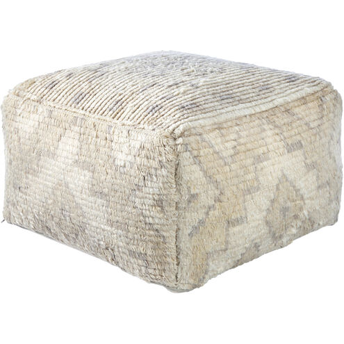 Freyja 14 inch Off-White Pouf
