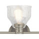 Avery 3 Light 24 inch Brushed Nickel Wall Mt Bath 3 Arm Wall Light