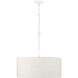 Lodelle 4 Light 24 inch Matte White Pendant Ceiling Light