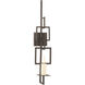 Lowcountry 1 Light Matte Black Wall Sconce Wall Light