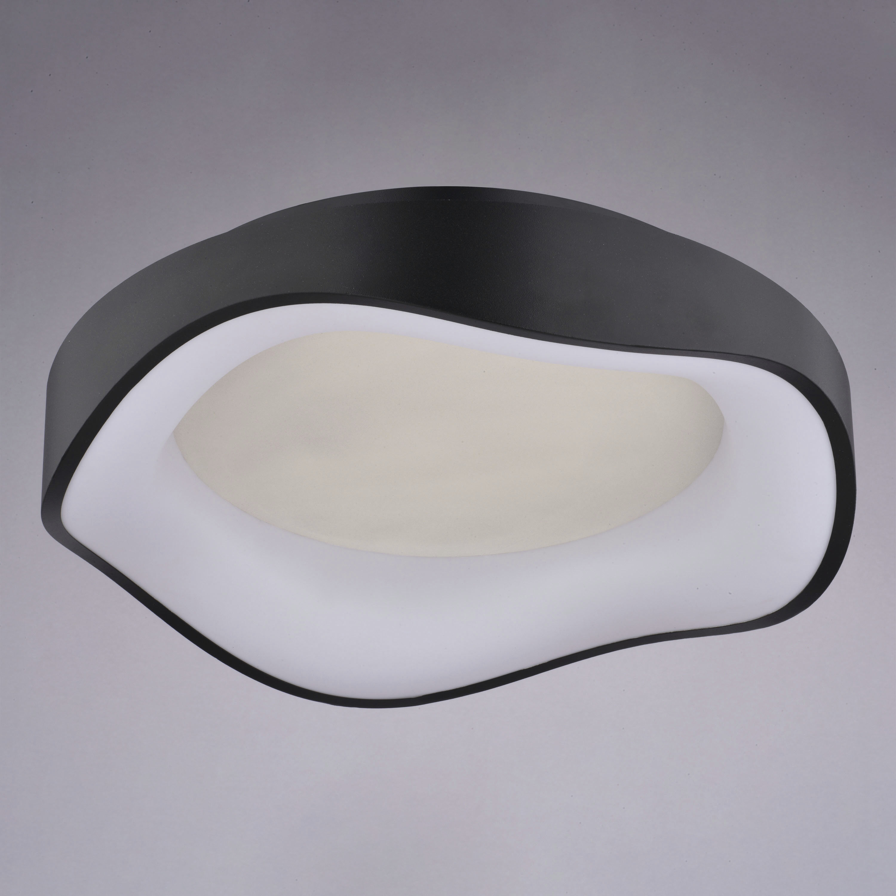 Bowen 1 Light 16.5 inch Textured Black Flush Mount Ceiling Light