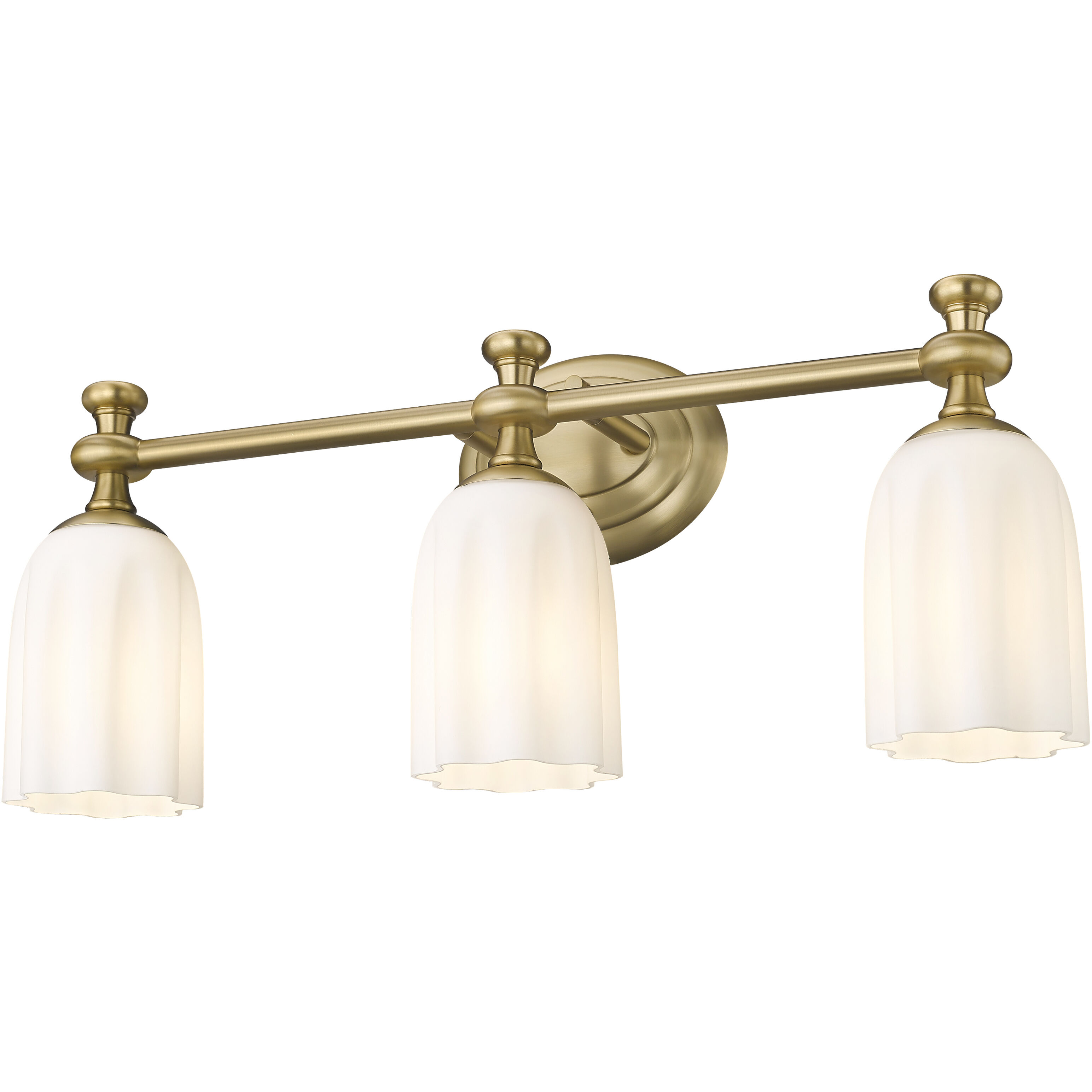 Orion 3 Light 22 inch Modern Gold Bath Vanity Light Wall Light
