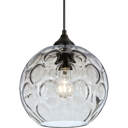 Bombay 1 Light Black Outdoor Pendant