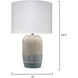 Flagstaff 30 inch 150.00 watt Natural & Slate Table Lamp Portable Light