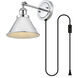 Blaise 1 Light 7 inch Chrome Plug In Wall Sconce Wall Light
