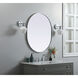 Asha 36 X 30 inch Silver Mirror in 30 x 36