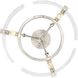 Aenon 3 Light 16.5 inch Pewter Semi-Flush Ceiling Light