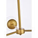 Briggs 3 Light 32 inch Brass Pendant Ceiling Light
